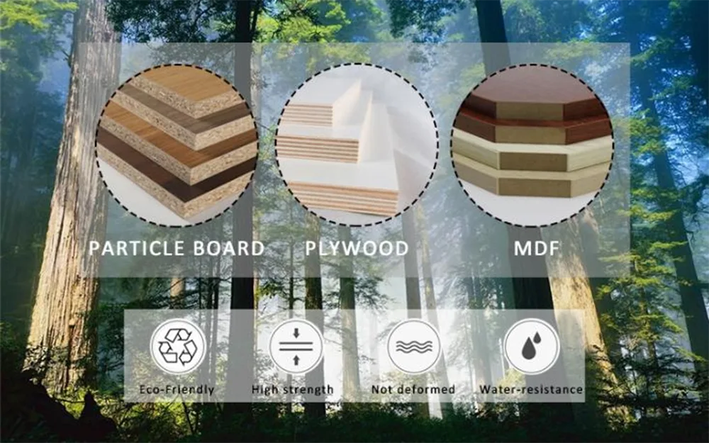 Eco-friendly particle board/plywood
